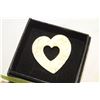 Image 1 : VTG. TEXT.  FINISH GOLDTONE HEART NECK.