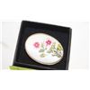 Image 1 : VTG. SILK FLORAL BROOCH