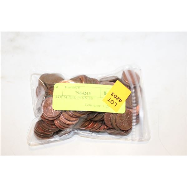 1LB OF MIXED PENNIES