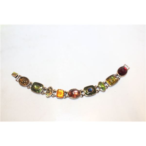 LIZ CLAIBORNE 9 PANEL BRACELET