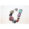 Image 1 : CHUNKY MULTI-STONE BOHEMIAN BRACELET