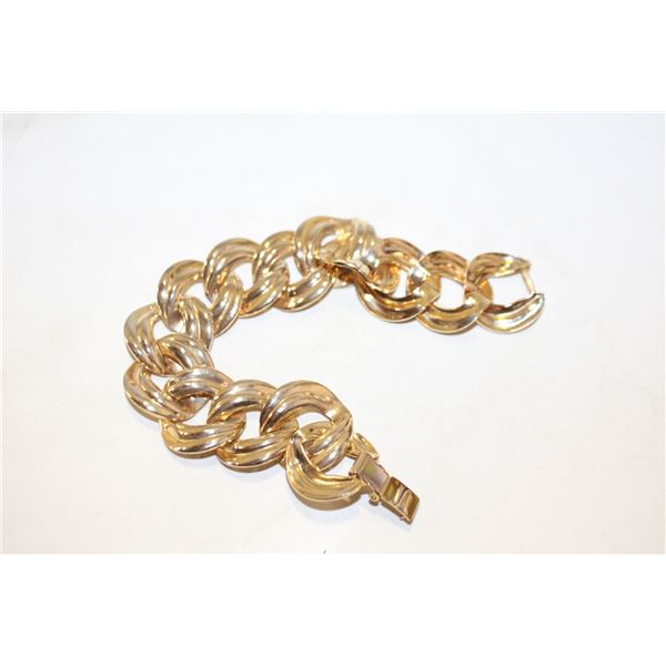 GOLD PLATED CUBAN LINK BRACELET