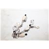 Image 1 : BAROQUE PEARL & BROWN GLASS CHARM