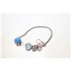Image 1 : PANDORA LIKE BLOWN GLASS BEAD BRACELET