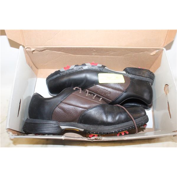 CALLAWAY BLACK GOLF SHOES, SIZE 10