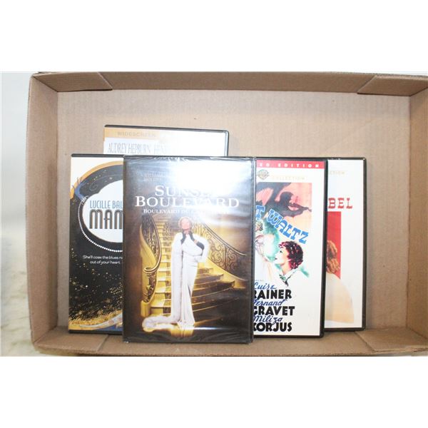 1950'S & 60'S MOVIE DVD'S- LOT OF 5 ASST.