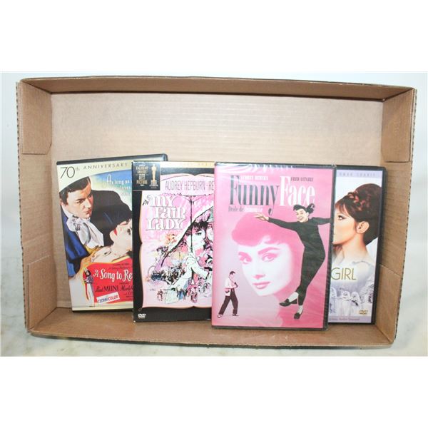 1950'S & 60'S MOVIE DVD'S- LOT OF 5 ASST.