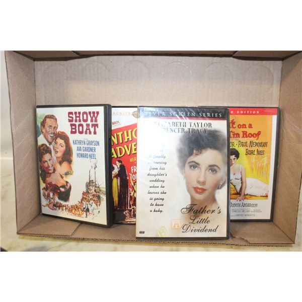 1950'S & 60'S MOVIE DVD'S- LOT OF 5 ASST.