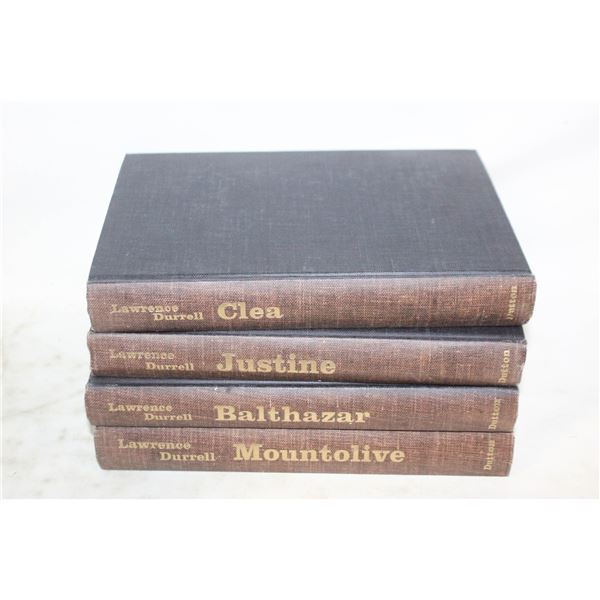 VINTAGE LAWRENCE DURRELL SERIES OF BOOKS (4)