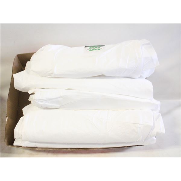 MICROMAX TYVEK SUITS W/HOOD- SIZE LARGE (4)