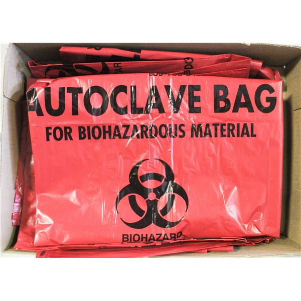 PACIFIC MEDICAL AUTOCLAVE BIOLOGICAL BAGS (6)