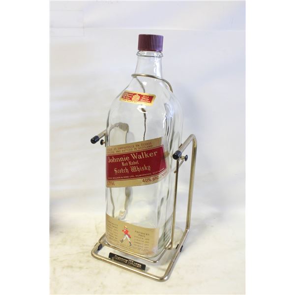 JOHNNY WALKER RED 3.75 LITRE BOTTLE ON CADDY