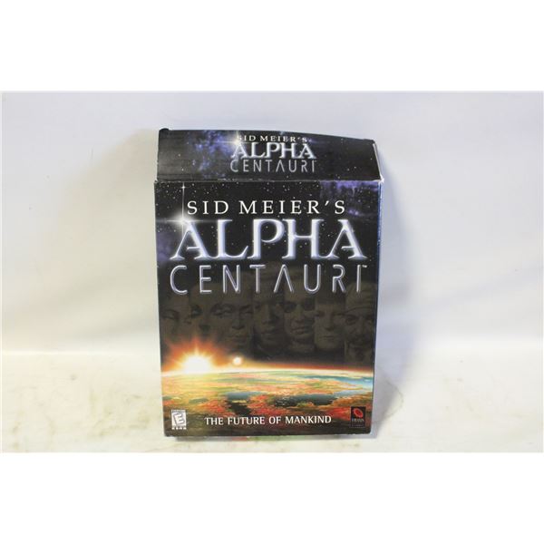 SID MEIERS ALPHA CENTAURI PC GAME COMPLETE IN