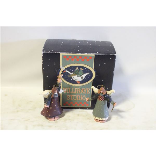 WILLIRAYE STUDIO "ANGELS" SET OF 2