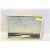 Image 1 : VINTAGE FRAMED PRINT- FIRST OF THE EVENING FLIGHT