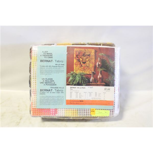 VINTAGE BERNAT RUG KIT