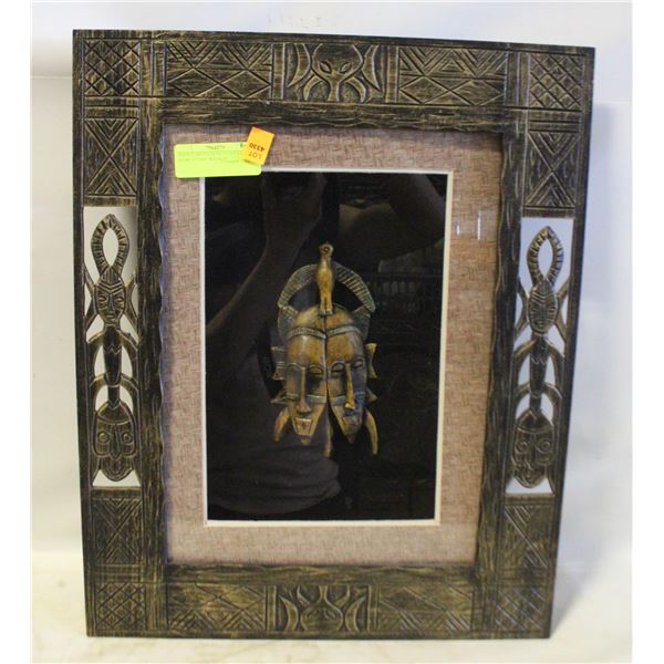 HAND CARVED SENUTO KPELLE IVORY COAST MASK IN