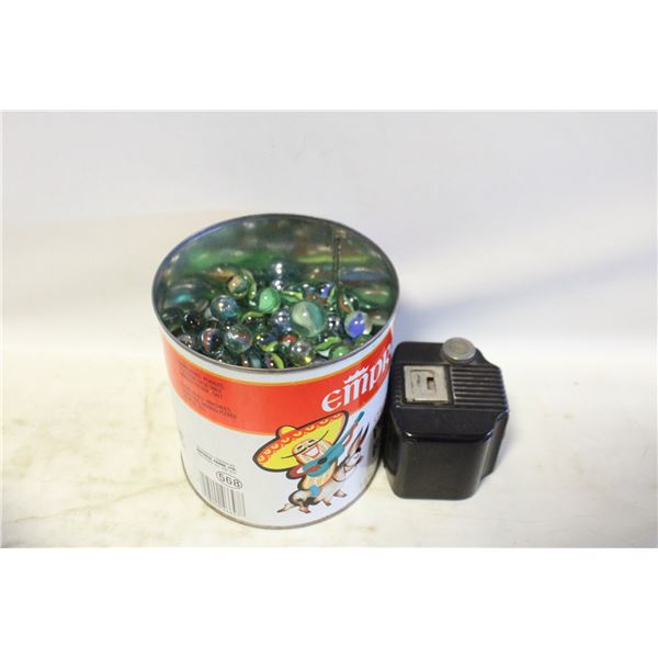 KODAK BABY BROWNIE CAMERA, MARBLES IN PEANUT