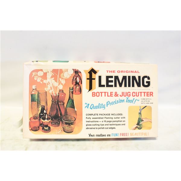 VINTAGE GLASS BOTTLE CUTTER KIT. COMPLETE