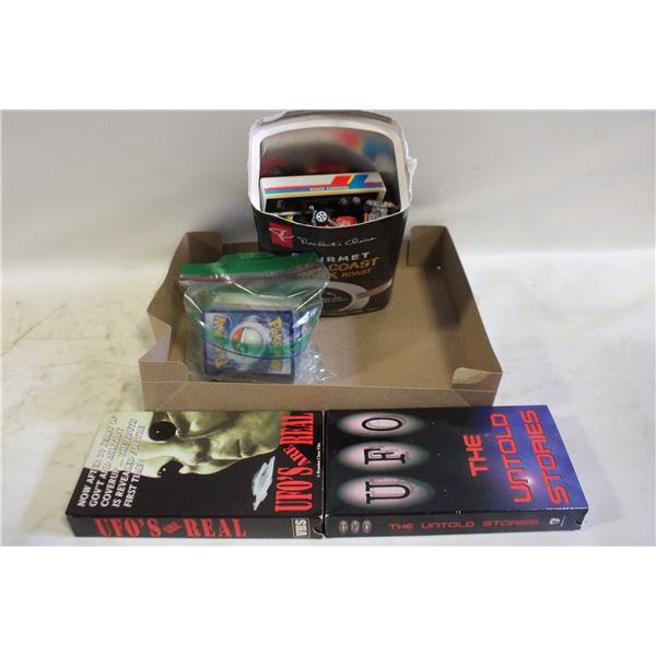 ESTATE BOX TOY CARS, POKEMON CARDS & VHS