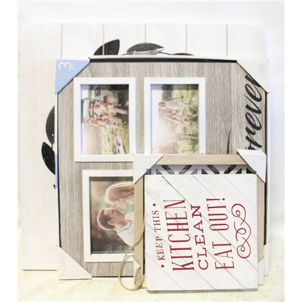 4 SIGN HOME DECOR