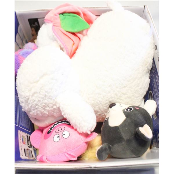 SMALL BOX OF STUFFIES