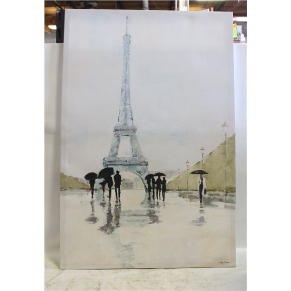 PARIS "EIFFEL TOWER" PICTURE 24"X3I6"