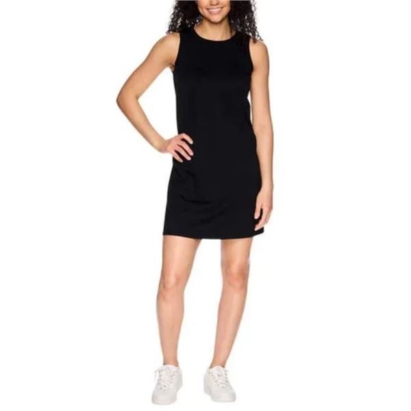 NEW GAIAM BLACK SLEEVELESS A LINE DRESS SIZE XL