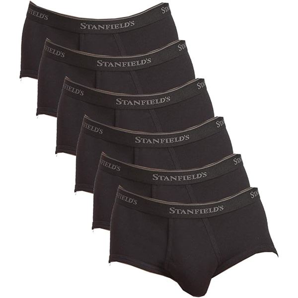 NEW STANFIELDS 6 PACK CLASSIC BRIEFS MADE FROM