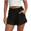 Image 1 : NEW SPYDER ACTIVE GIRLS BLACK HIKING SHORTS SZ SM