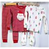 Image 1 : 2 PAIRS OF CHILDRENS SIZE 5/5A CHRISTMAS PJS