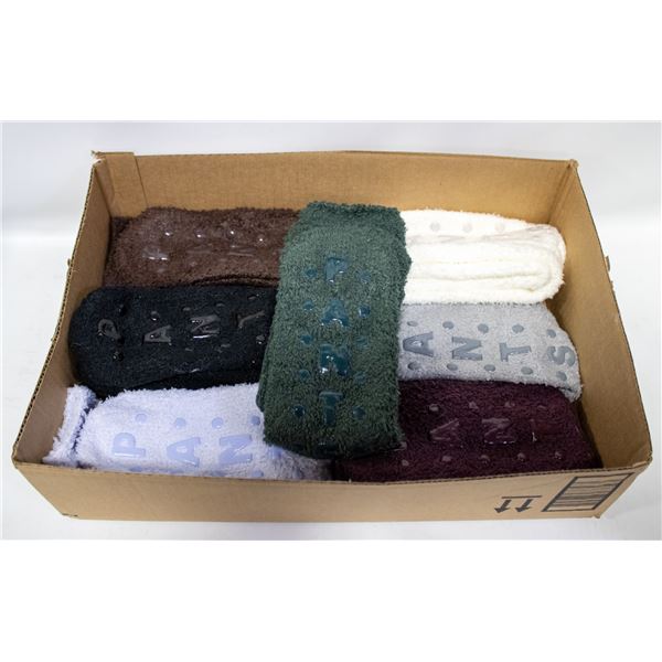 7 PAIRS OF LAZYPANTS ULTRA SOFT FLEECE SOCKS WITH