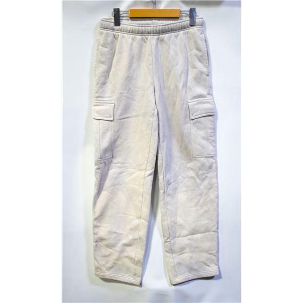 TUFF ATHLETICS WOMENS JOGGERS WHITE SIZE SMALL