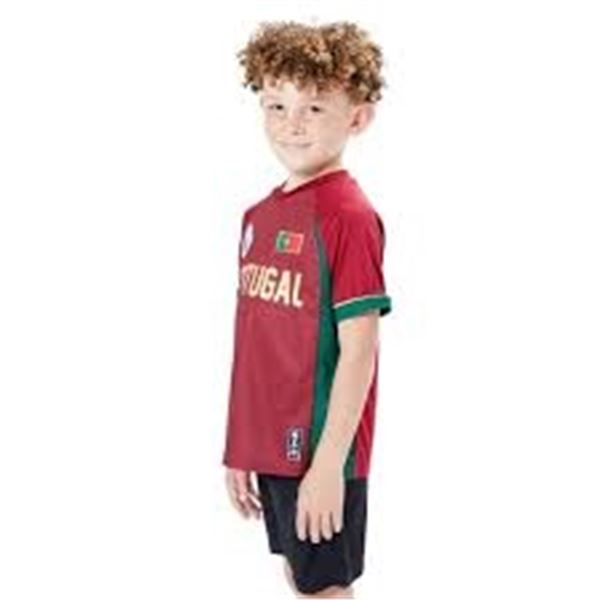 FIFA 2026 KIDS SOCCER JERSEY PORTUGAL RED SIZE XS