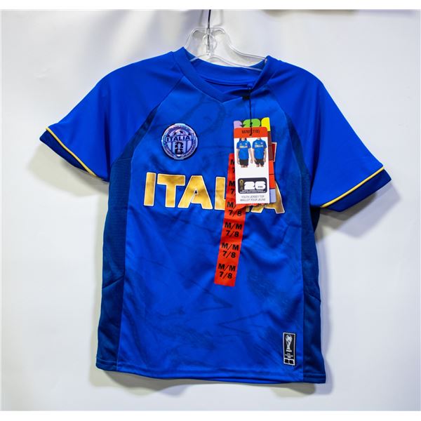 FIFA 2026 KIDS SOCCER ITALIA BLUE SIZE MEDIUM 7/8