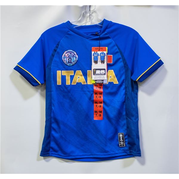 FIFA 2026 KIDS SOCCER ITALIA BLUE SIZE MEDIUM 7/8