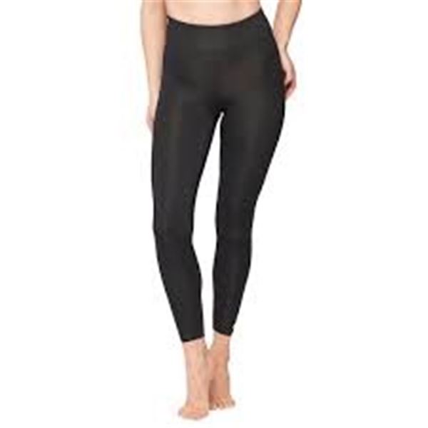 AURUM WOMENS SLICK LEGGINGS BLACK SIZE LARGE