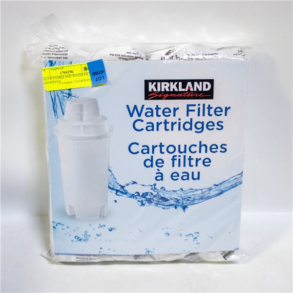 BAG OF 8 KIRKLAND WATER FILTER CARTRIDGES