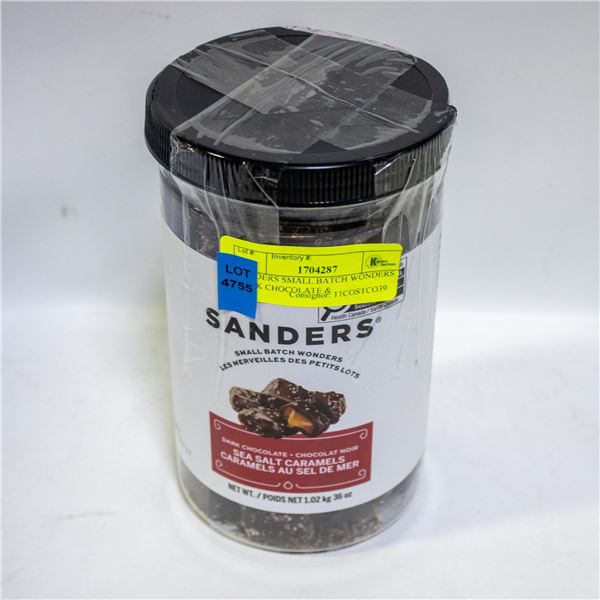 SANDERS SMALL BATCH WONDERS DARK CHOCOLATE &