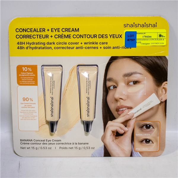 2 PK SHAISHAISHAI CONCEALER & EYE CREAM