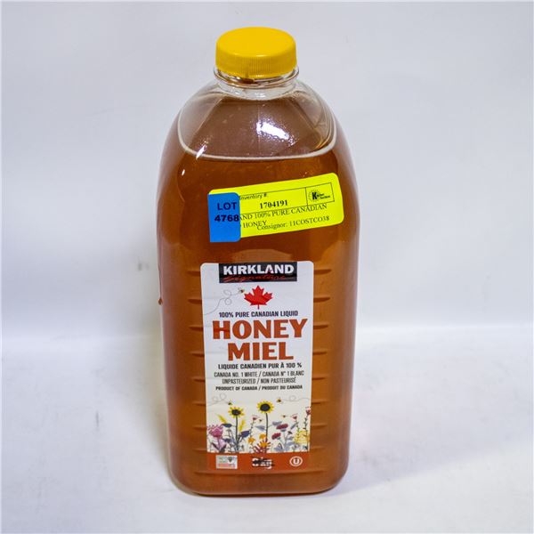 KIRKLAND 100% PURE CANADIAN LIQUID HONEY
