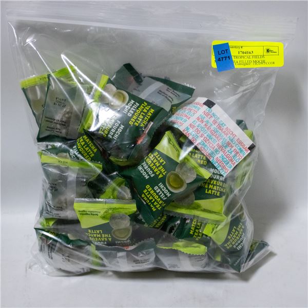 BAG OF 44 TROPICAL FIELDS MATCHA TEA FILLED MOCHI