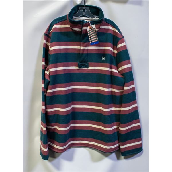 NEW CREW CLOTHING MENS PADSTOW SWEATER SIZE LARGE
