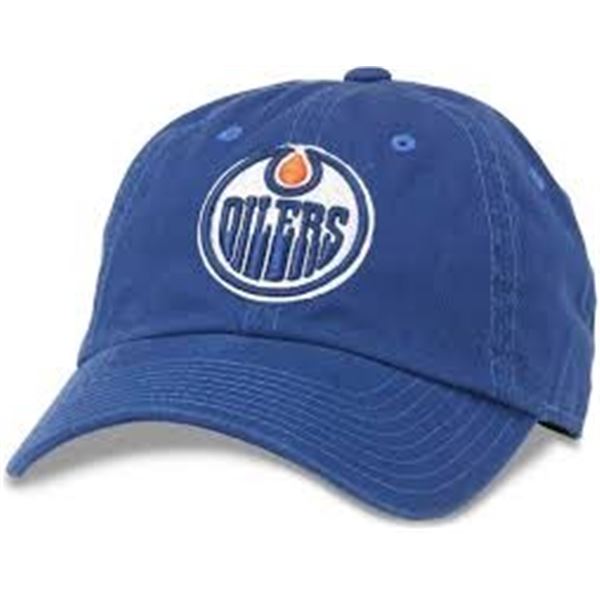 NHL EDMONTON OILERS BALL CAP WITH ADJUSTABLE BACK