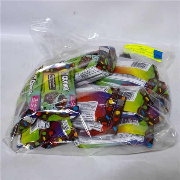 BAG OF 17 FIT CRUNCH PROTEIN BROWNIES - 17 X 40G