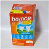 Image 1 : BOX OF BOUNCE DRYER SHEETS OUTDOOR FRESH SCENT