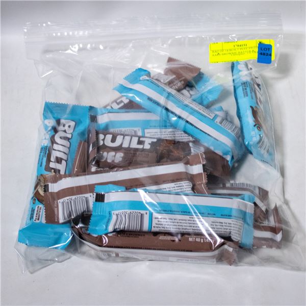 BAG OF 14 BUILT PUFF PROTEIN BARS BROWNIE BATTER &