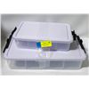 Image 1 : 2 PACK OF SABATIER SNACKLE BOXES & CUTTING BOARD