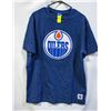 Image 1 : EDMONTON OILERS MENS MEDIUM LOGO T-SHIRT