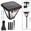 Image 2 : NEW MOTION SENSOR SOLAR FANCY OUTDOOR YARD LIGHT